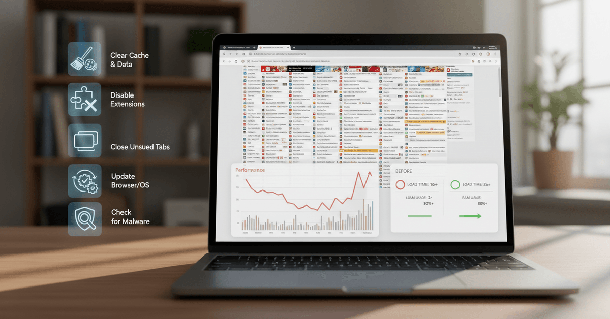 5 Simple ways to speed up a slow Chrome browser