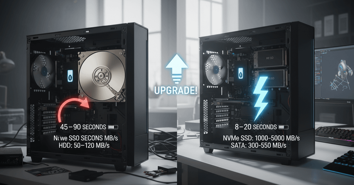 Why You Should Upgrade to an SSD: A Speed Comparison