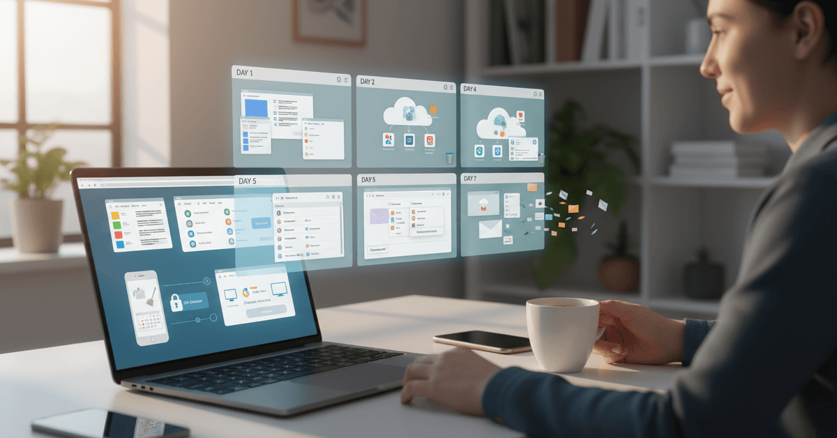 How to Declutter Your Digital Life: A 7-Day Challenge