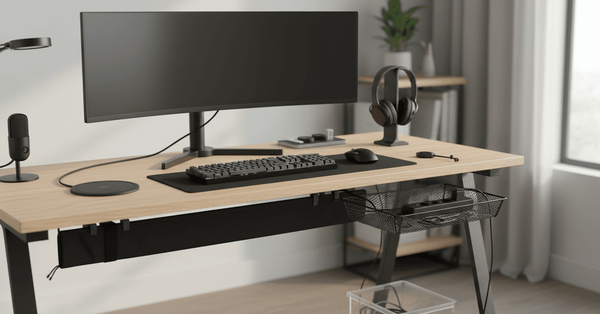 5 Cable management hacks for a cleaner desk setup