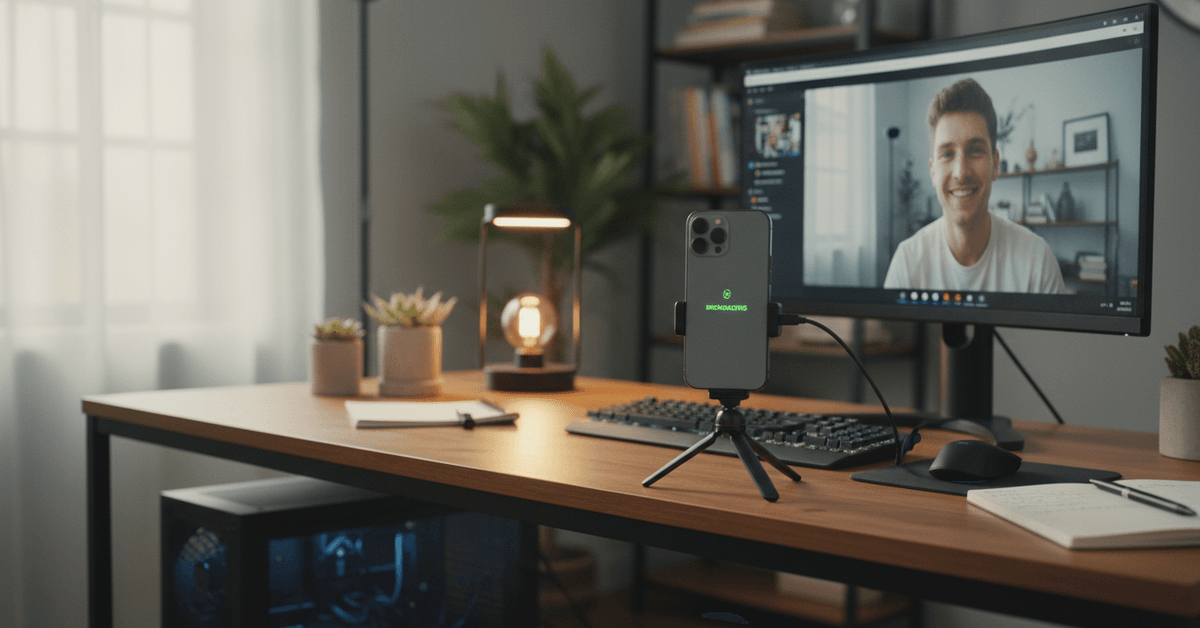 How to use your smartphone as a high-quality PC webcam