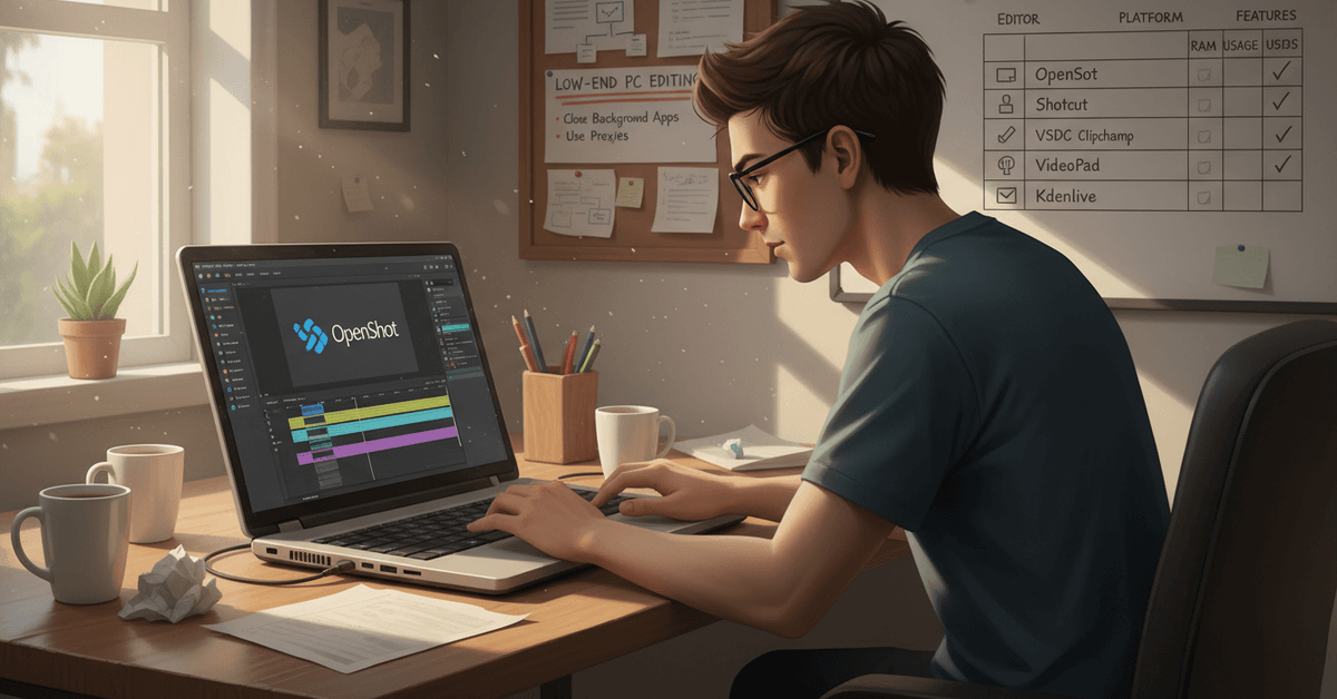 Best free video editors for low-end PCs in 2026