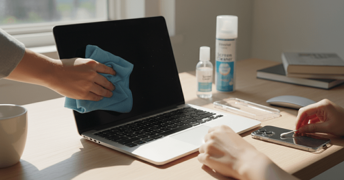 How to Properly Clean Your Laptop Screen and Smartphone