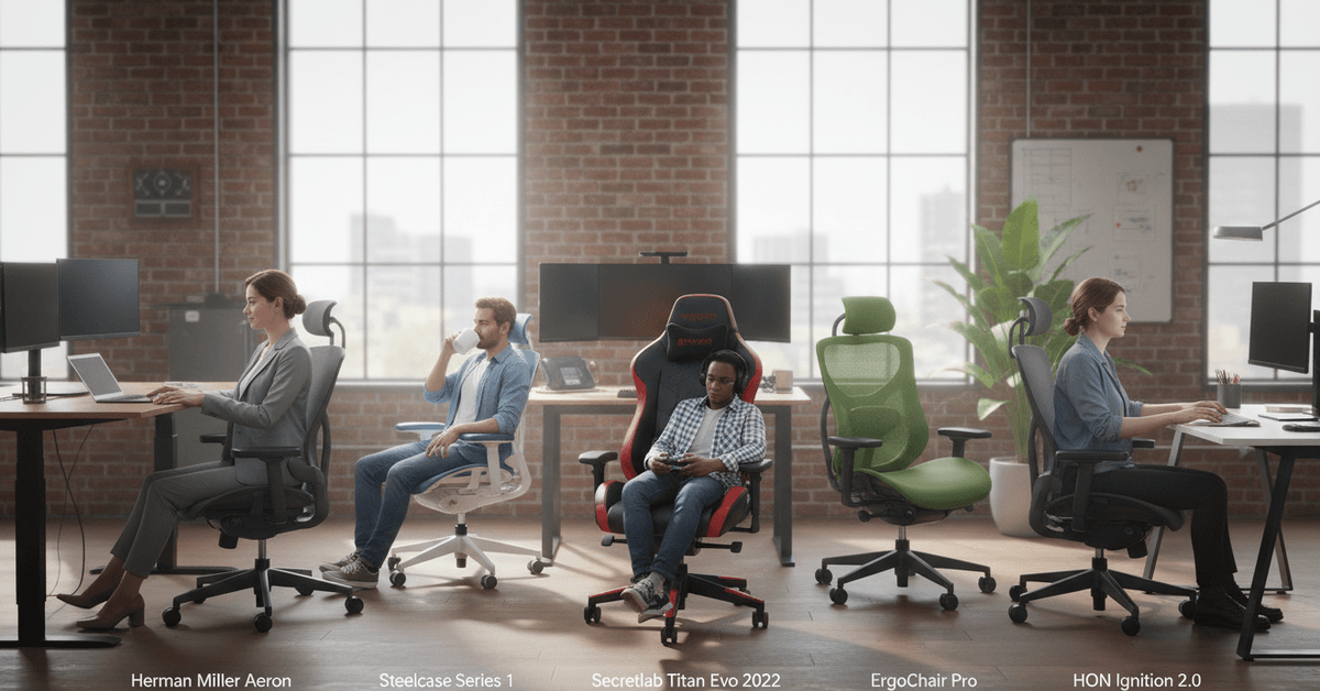 Best Ergonomic Chairs for Comfortable Long Desk Hours