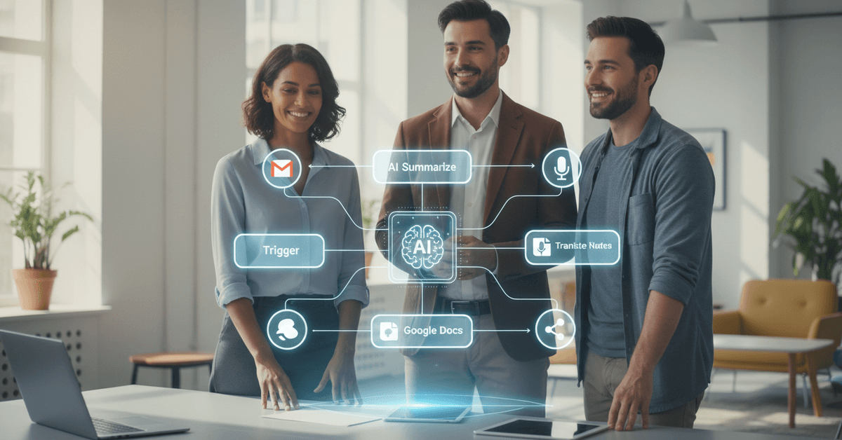 How to build a simple automation workflow with Zapier and AI