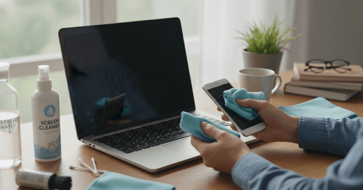 How to Properly Clean Your Laptop Screen and Smartphone